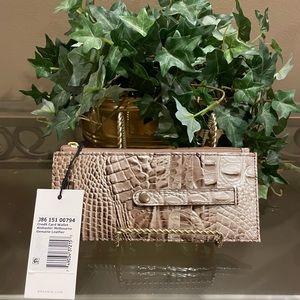 Alabaster - Brahmin Credit Card Wallet!